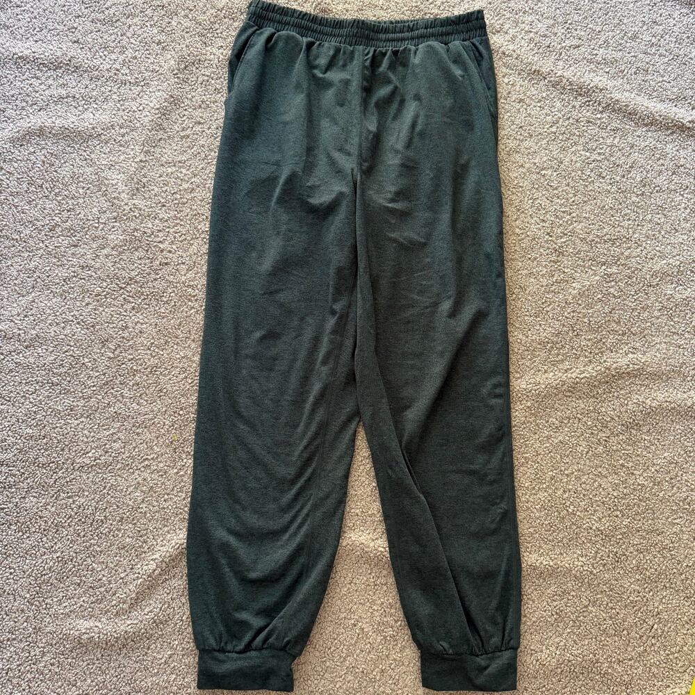 Quince Women’s Flowknit Boyfriend Jogger Heather Green Size Medium